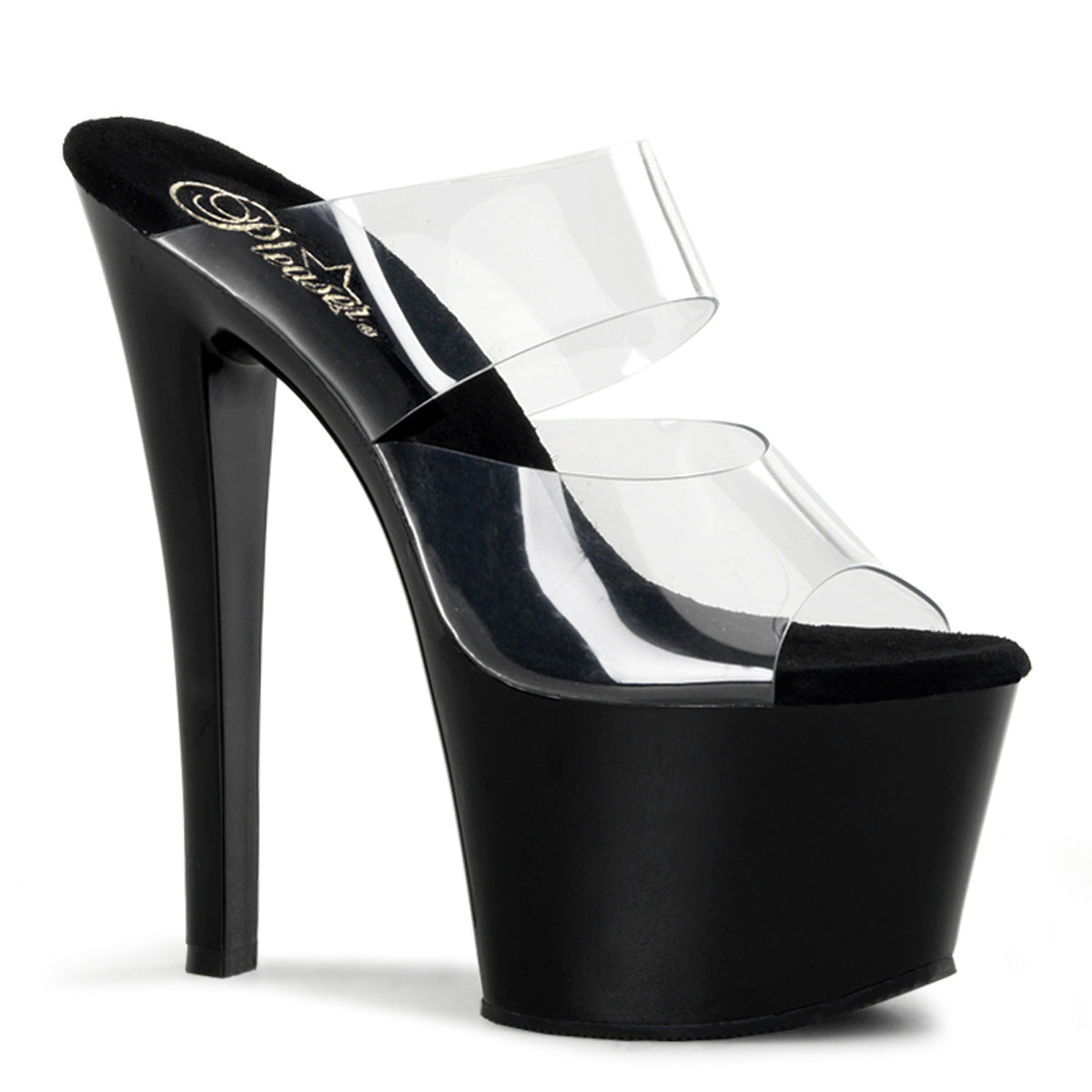 Pleaser Sandales pour femmes SKY-302 CLR / BLK
