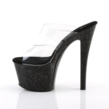 Pleaser Sandales pour femmes SKY-302mg CLR / BLK