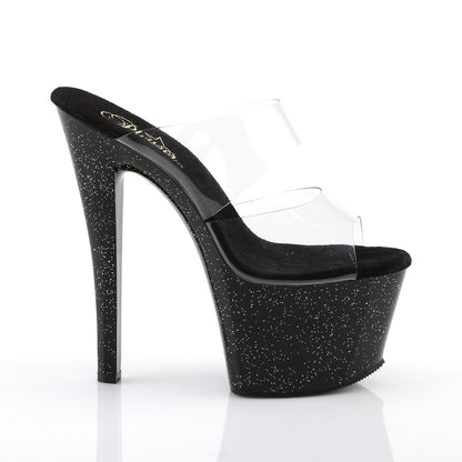 Pleaser Sandales pour femmes SKY-302mg CLR / BLK