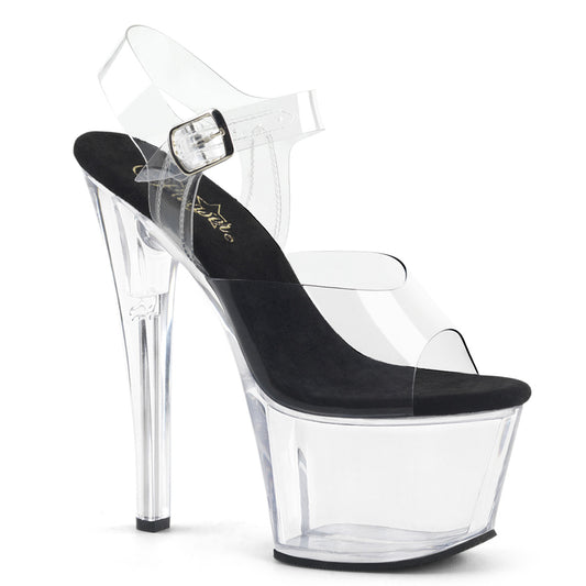 Pleaser Sandales pour femmes SKY-308 CLR-BLK / CLR