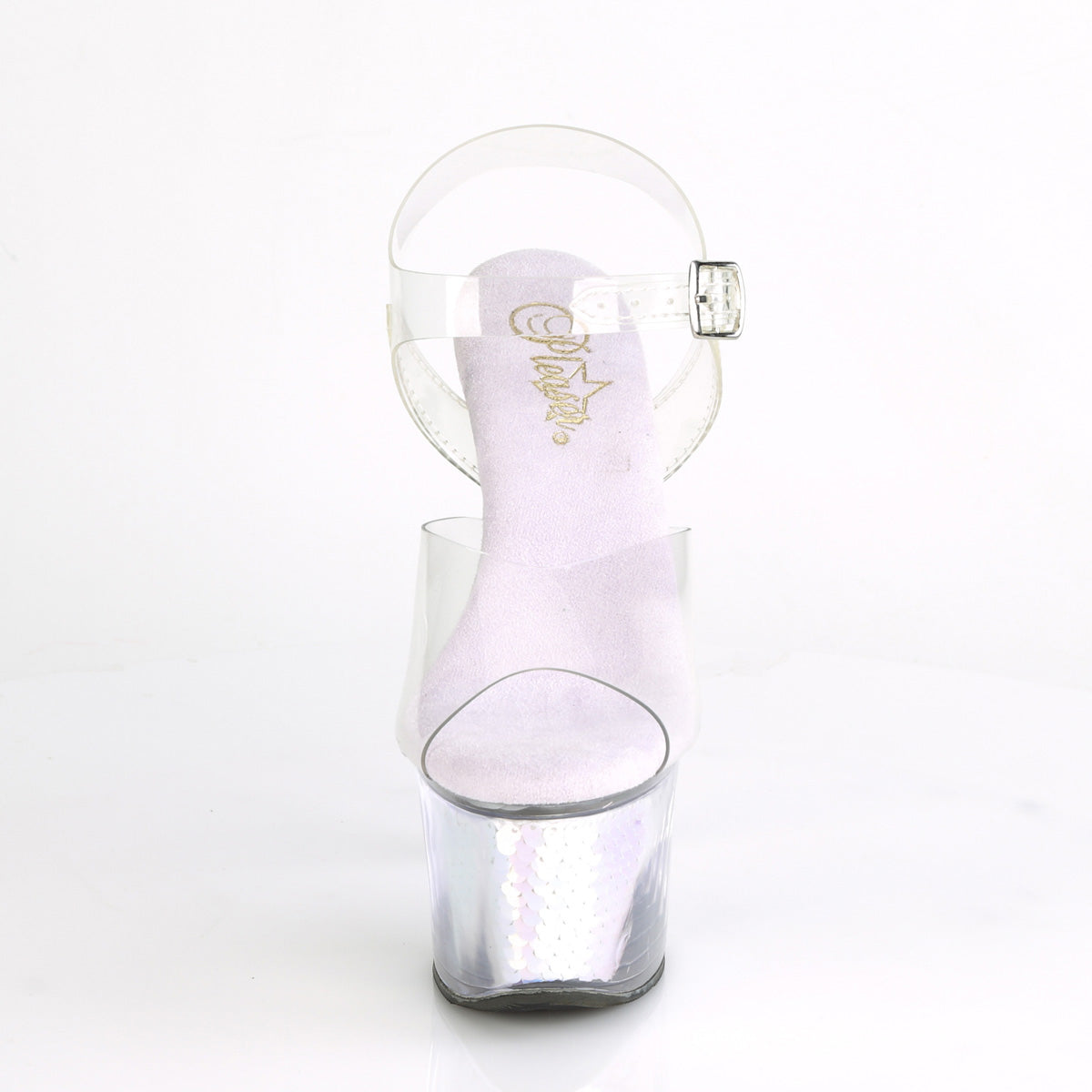 Pleaser Sandales pour femmes SKYInserts d'hologramme -308MC CLR / lavande