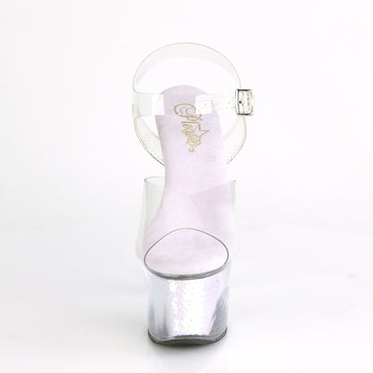 Pleaser Sandales pour femmes SKYInserts d'hologramme -308MC CLR / lavande