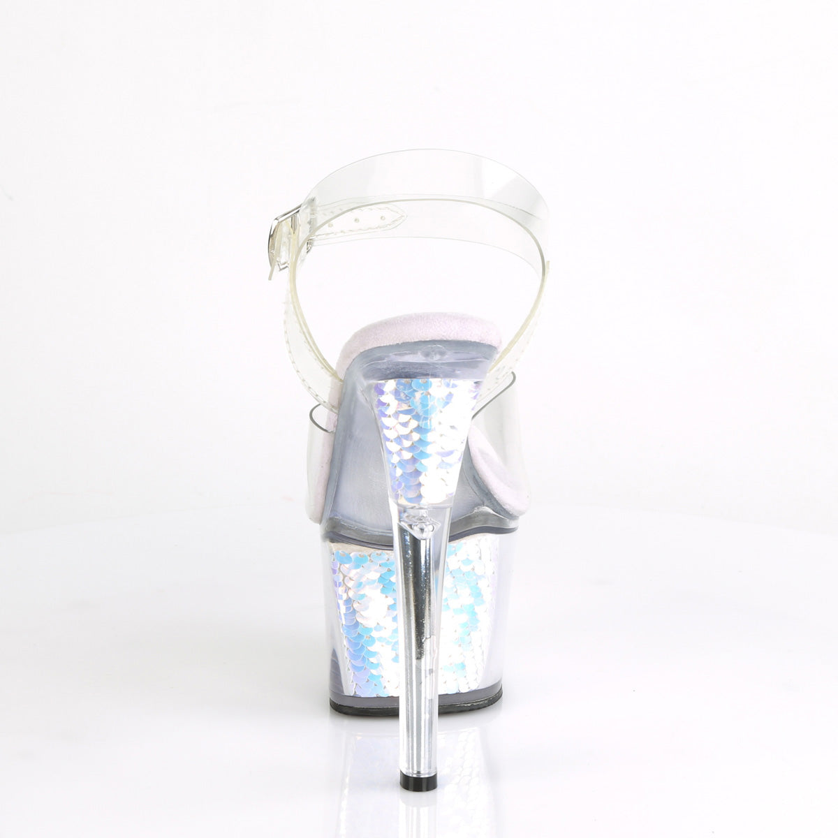 Pleaser Sandales pour femmes SKYInserts d'hologramme -308MC CLR / lavande