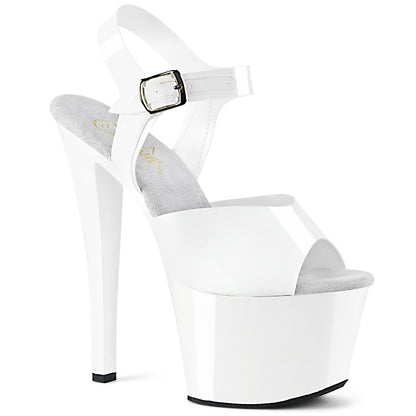 Pleaser Sandales pour femmes SKY-308n wht (gelée) TPU / WHT