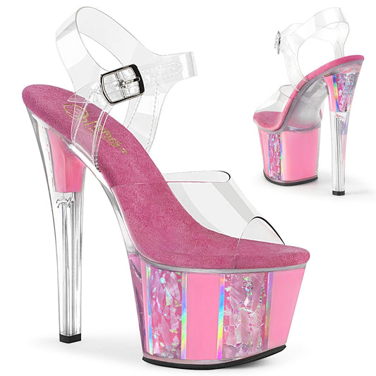 Pleaser Sandales pour femmes SKY-308of clr / b. Rose