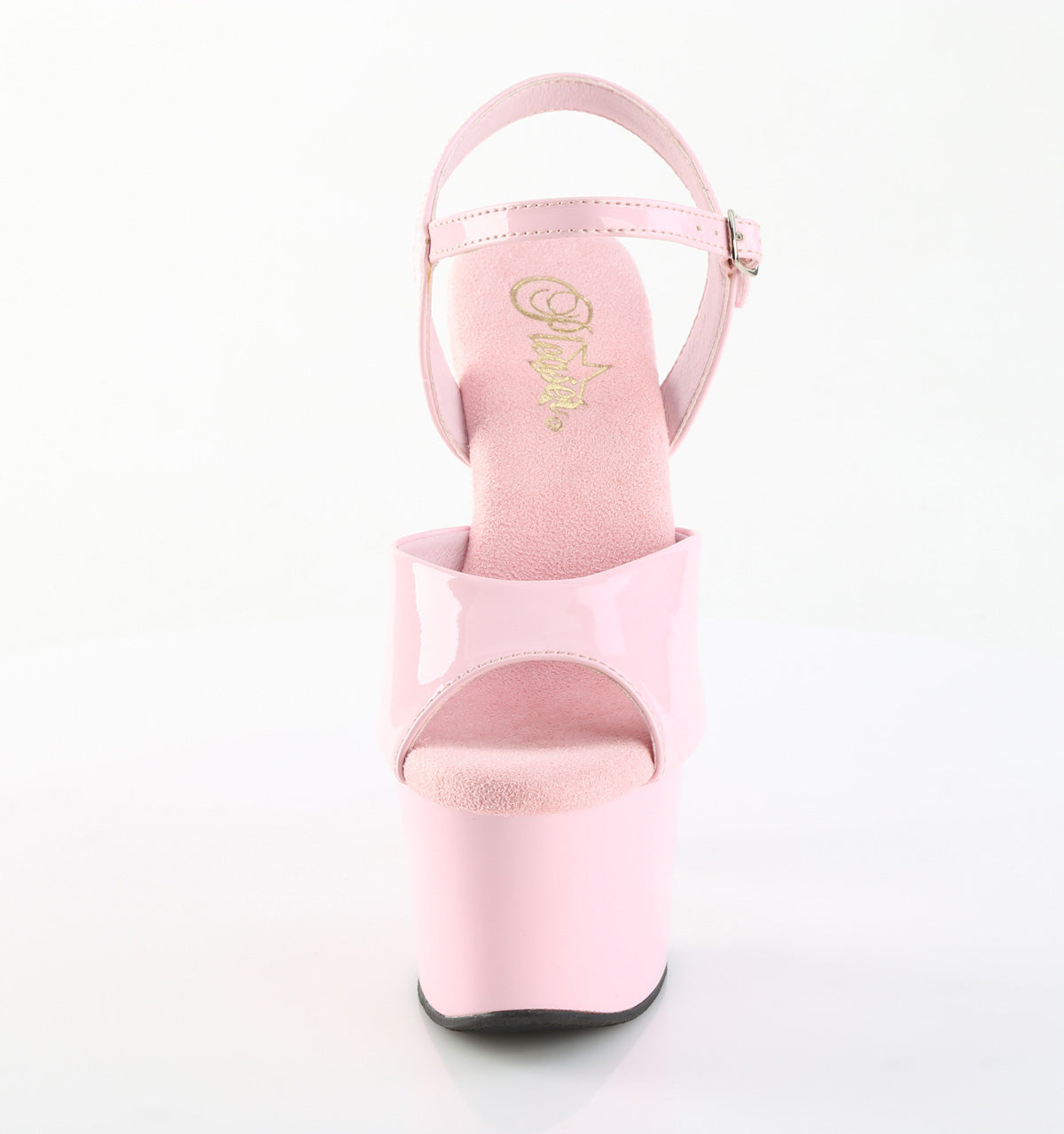 Pleaser Women's Platform Shoes SKY-309 B. Pink Pat/B. Pink