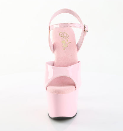 Pleaser Women's Platform Shoes SKY-309 B. Pink Pat/B. Pink