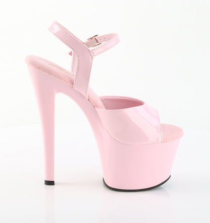 Pleaser Women's Platform Shoes SKY-309 B. Pink Pat/B. Pink