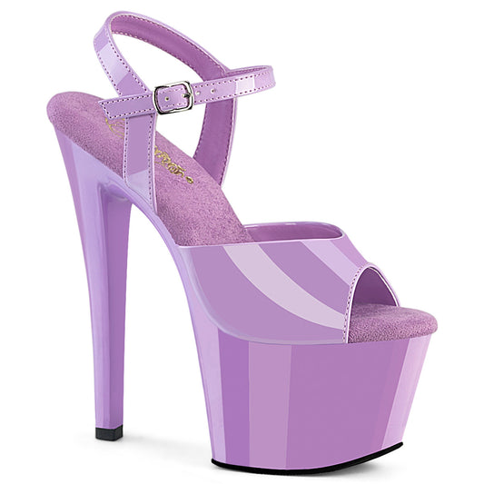 Pleaser Women's Platform Shoes SKY-309 Lavender Pat/Lavender