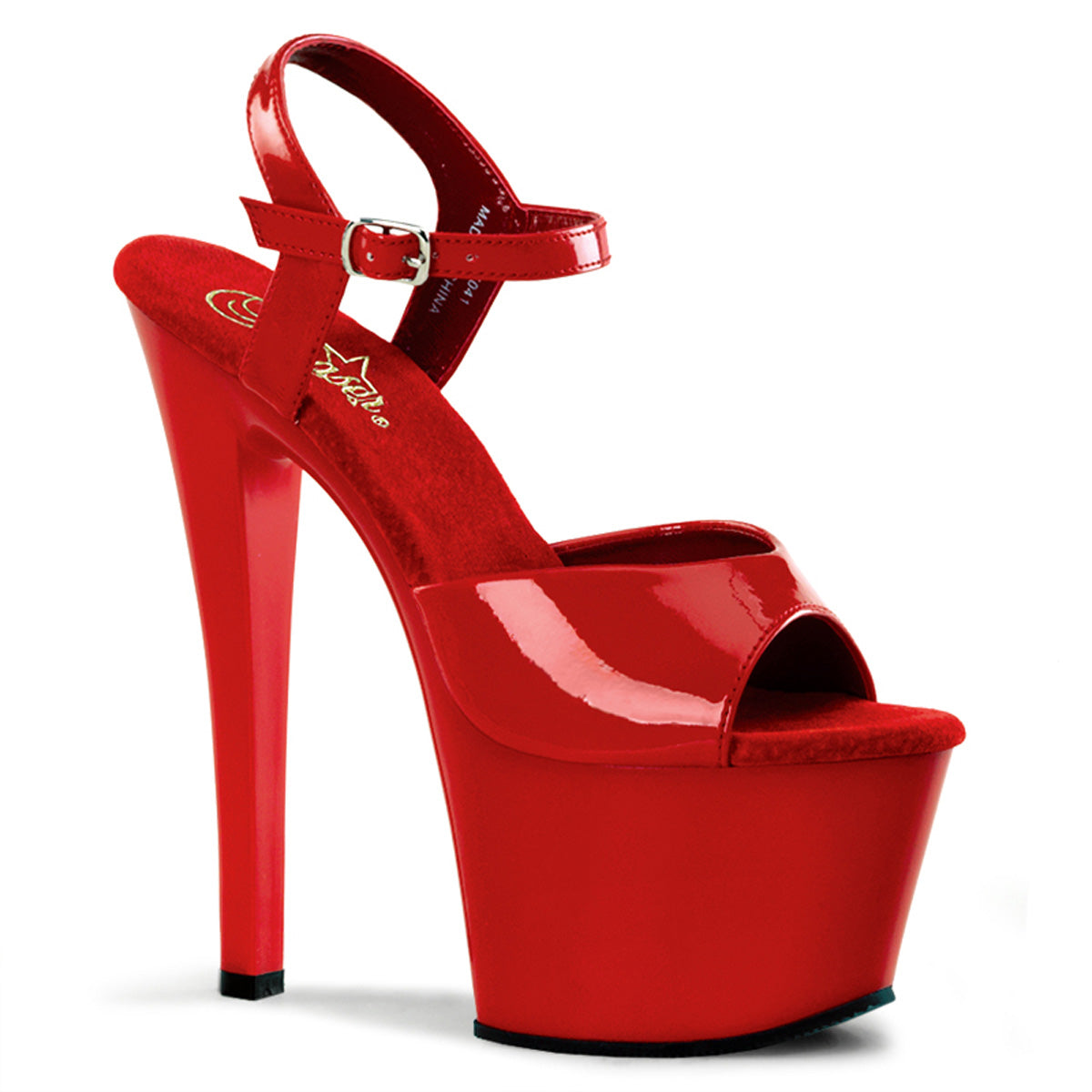 Pleaser Sandales pour femmes SKY-309 PAT / ROUGE