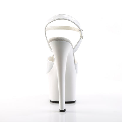 Pleaser Sandales pour femmes SKY-309 wht pat / wt