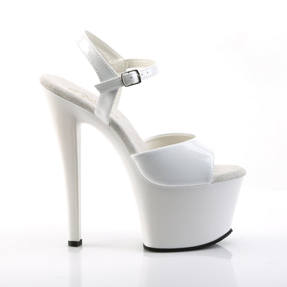 Pleaser Sandales pour femmes SKY-309 wht pat / wt