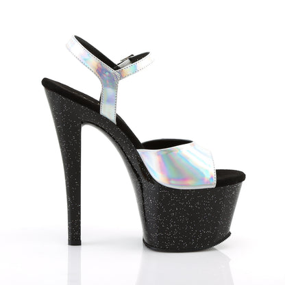 Pleaser Sandales pour femmes SKY-309hg SLV Hologramme / Blk