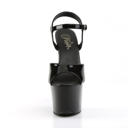 Pleaser Sandales pour femmes SKY-309VL BLK PAT / BLK