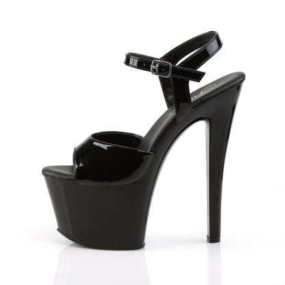 Pleaser Sandales pour femmes SKY-309VL BLK PAT / BLK