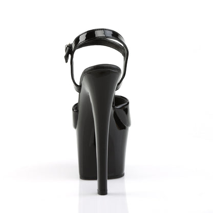 Pleaser Sandales pour femmes SKY-309VL BLK PAT / BLK