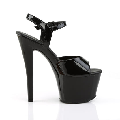 Pleaser Sandales pour femmes SKY-309VL BLK PAT / BLK