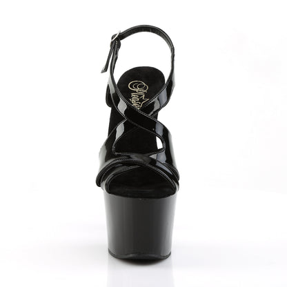 Pleaser Sandales pour femmes SKY-330 blk pat / blk