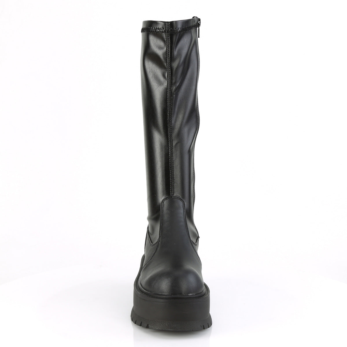 DemoniaCult Womens Boots SLACKER-200 Blk Str Vegan Leather