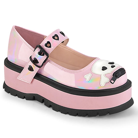 DemoniaCult  Pompes SLACKER-27 B. hologramme rose