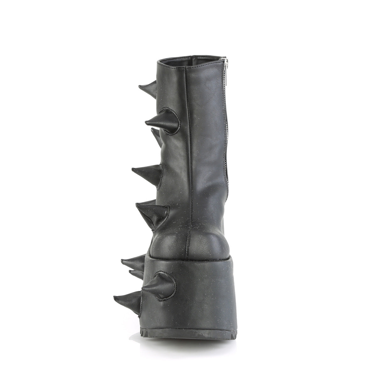 DemoniaCult  Bottines SLAY-77 Cuir végétalien BLK