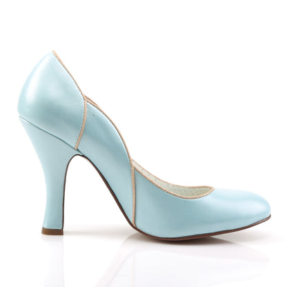 Pin Up Couture Pompes pour femmes SMITTEN-04 B. Cuir Bleu Faux