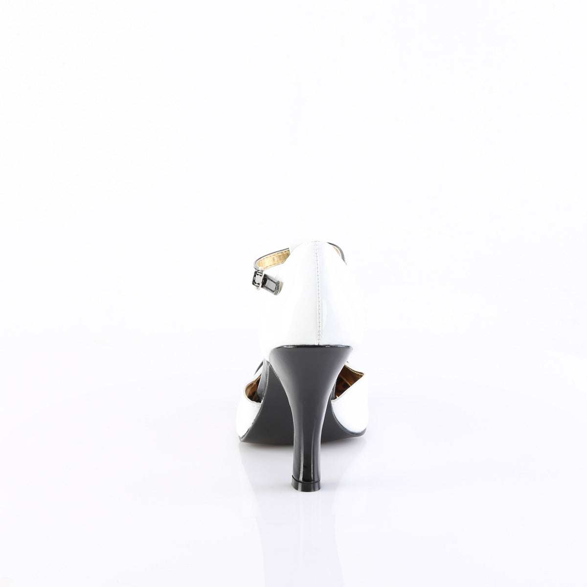 Pin Up Couture Pompes pour femmes SMITTEN-10 wht-blk pat