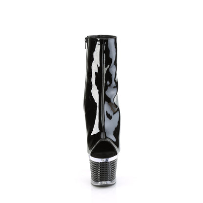 Pleaser  Bottines SPECTATOR-1012 blk pat / clr-blk