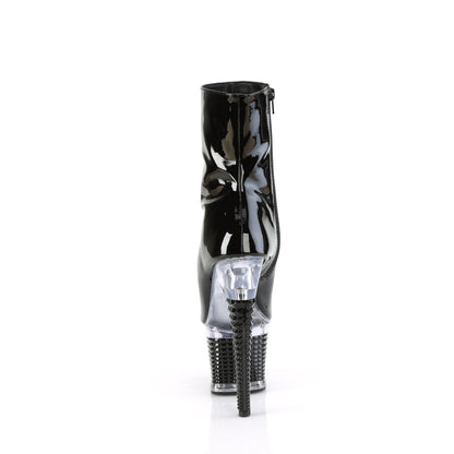 Pleaser  Bottines SPECTATOR-1012 blk pat / clr-blk