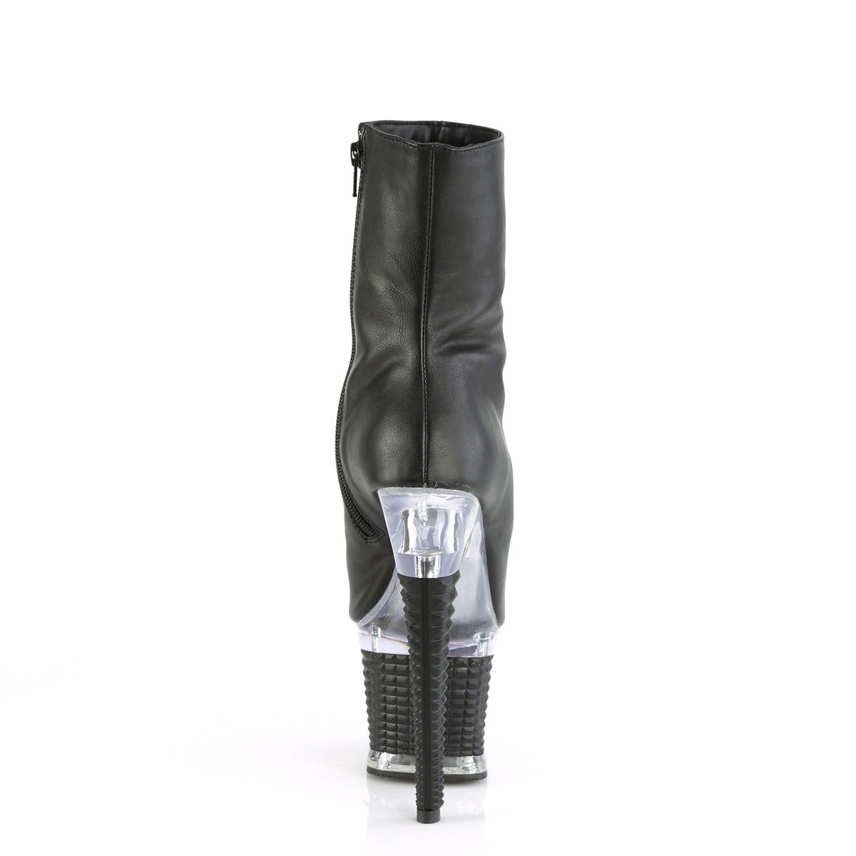 Pleaser  Ankle Boots SPECTATOR-1012 Blk Faux Leather/Clr-Blk Matte