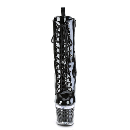 Pleaser  Ankle Boots SPECTATOR-1040 Blk Pat/Clr-Blk
