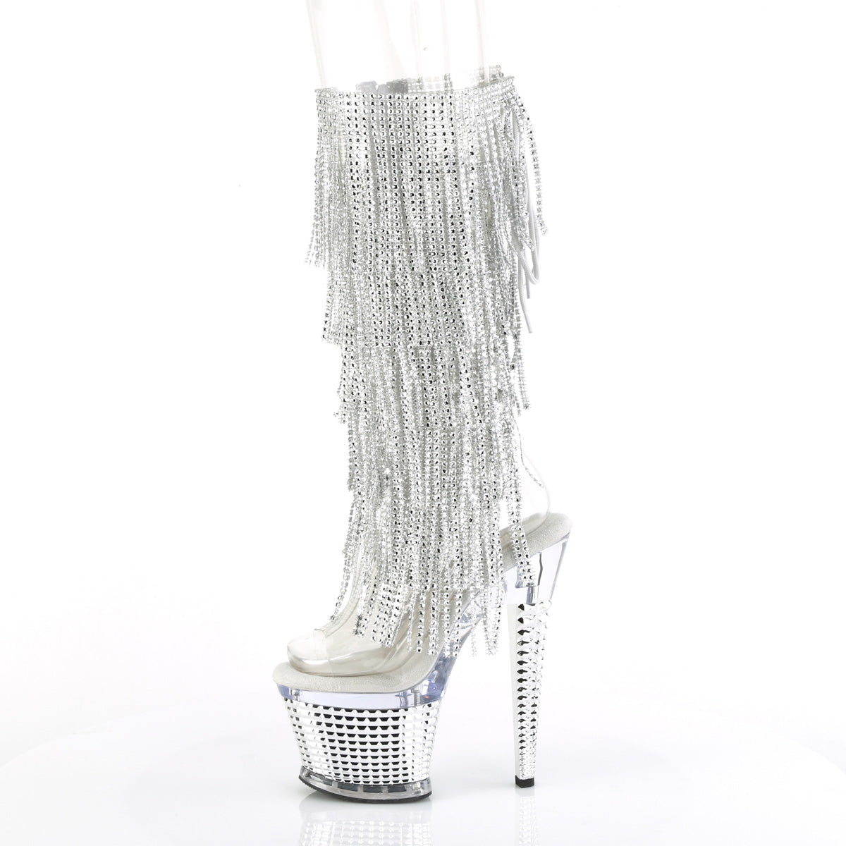 Pleaser  Bottines SPECTATOR-2017RSF CLR-SLV / CLR-SLV Chrome