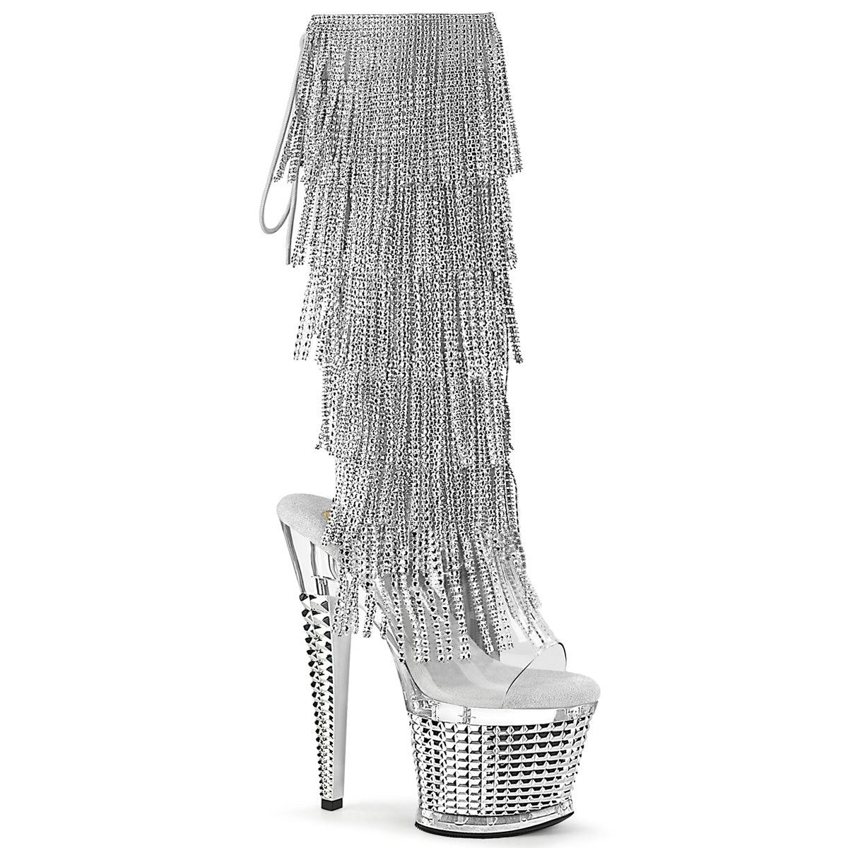 Pleaser  Bottines SPECTATOR-2017RSF CLR-SLV / CLR-SLV Chrome