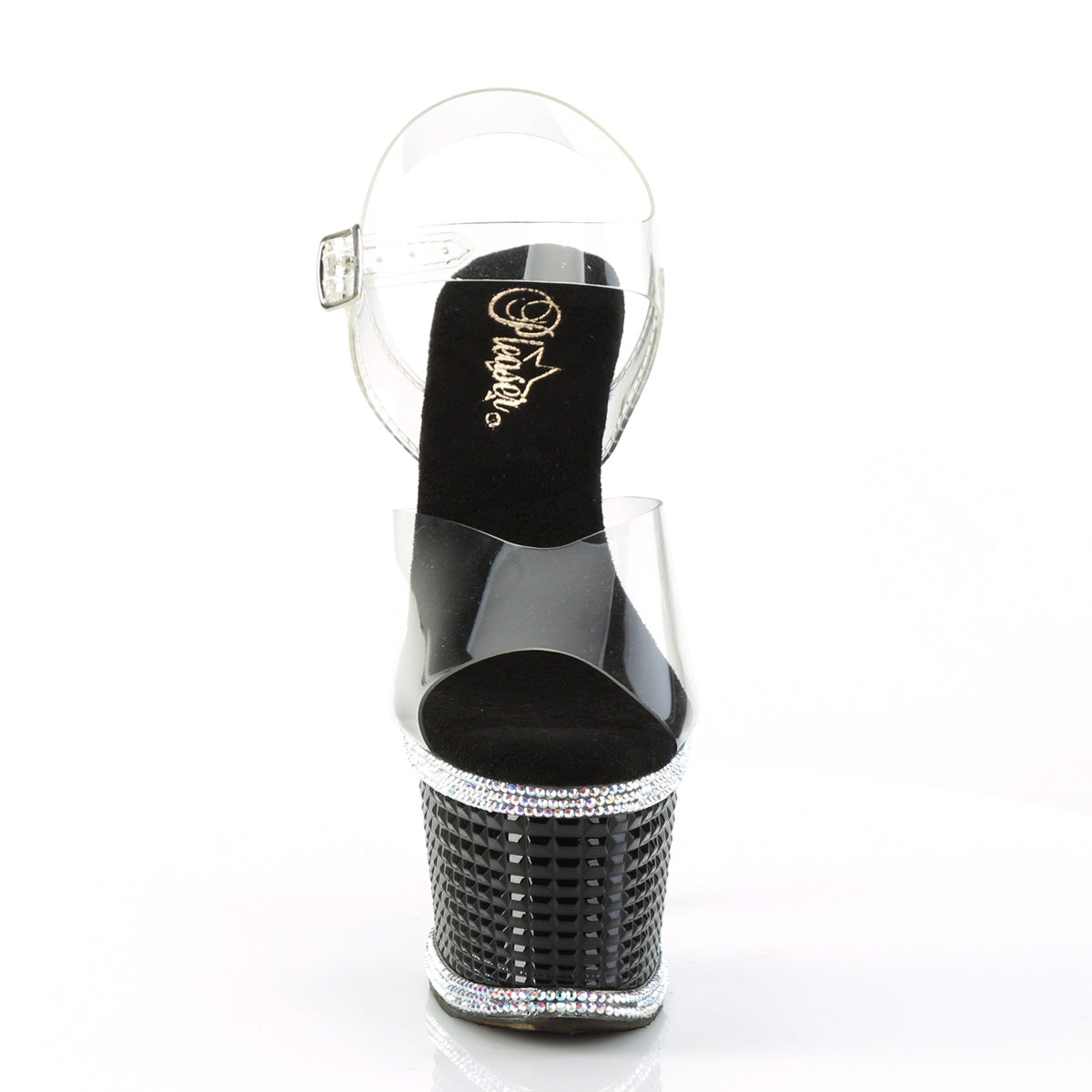 Pleaser  Des sandales SPECTATOR-708RS CLR / BLK-RS