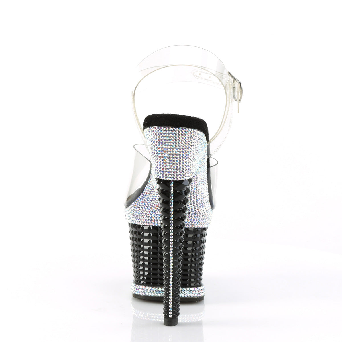 Pleaser  Des sandales SPECTATOR-708RS CLR / BLK-RS