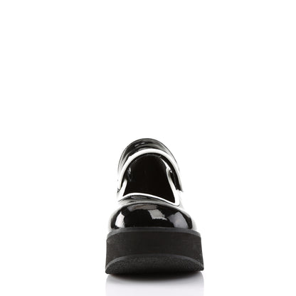 DemoniaCult Pompes pour femmes SPRITE-01 blk-wht pat