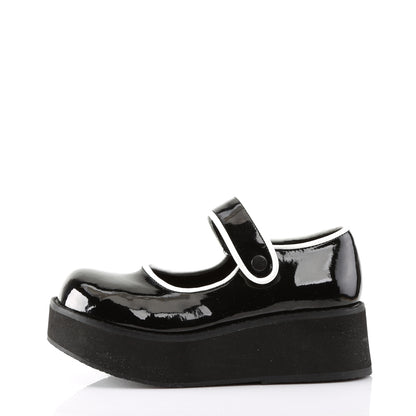 DemoniaCult Pompes pour femmes SPRITE-01 blk-wht pat