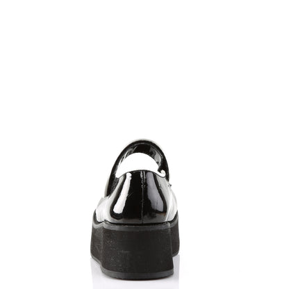 DemoniaCult Pompes pour femmes SPRITE-01 blk-wht pat