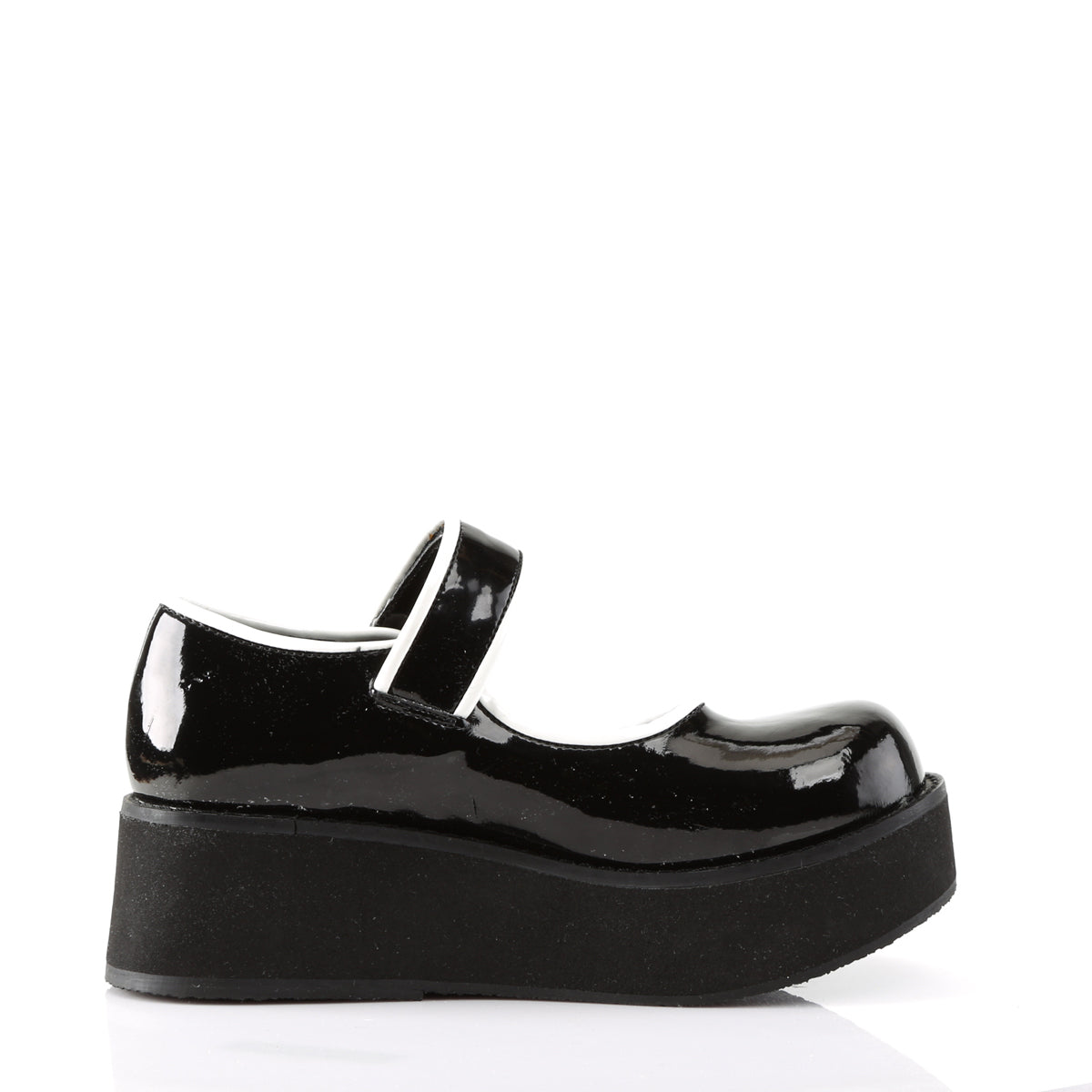 DemoniaCult Pompes pour femmes SPRITE-01 blk-wht pat