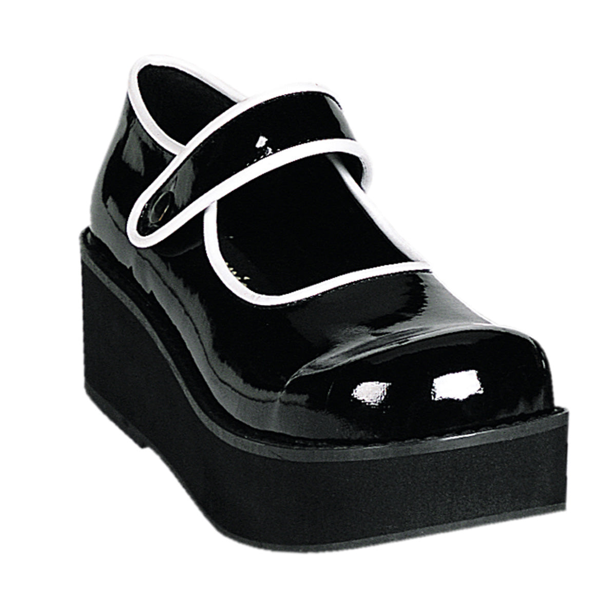 DemoniaCult Pompes pour femmes SPRITE-01 blk-wht pat