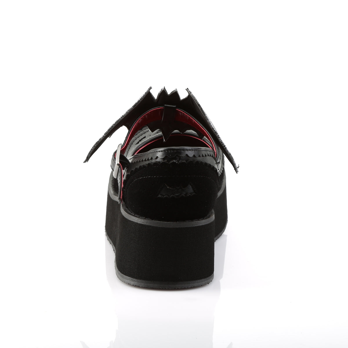 DemoniaCult Pompes pour femmes SPRITE-09 Blk Vegan en cuir-velt