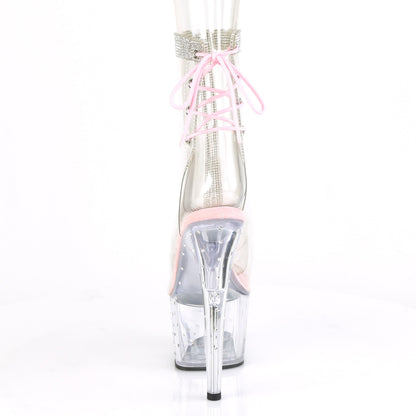 Pleaser Womens Ankle Boots STARDUST-1018C-2RS Clr-B. Pink/Clr
