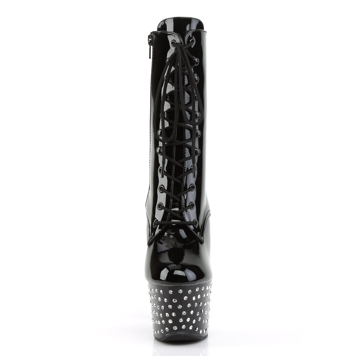 Pleaser Womens Ankle Boots STARDUST-1020-7 Blk/Blk