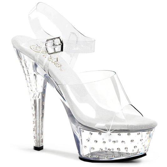 Pleaser Sandales pour femmes STARDUST-608 CLR / CLR
