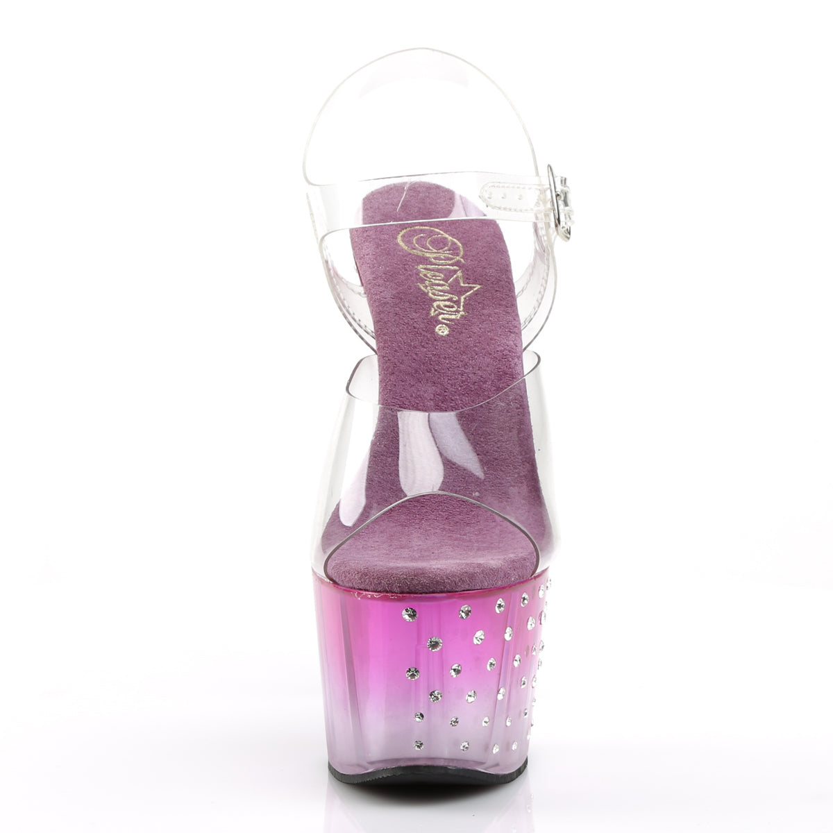 Pleaser Womens Sandals STARDUST-708T Clr/Purple-Clr