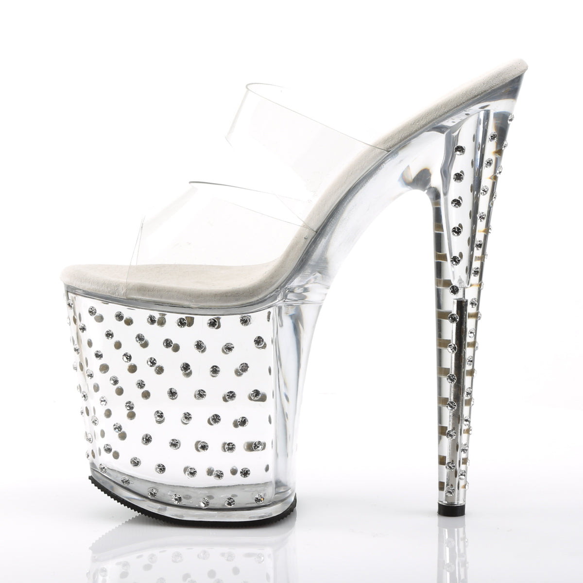 Pleaser Sandales pour femmes STARDUST-802 CLR / CLR
