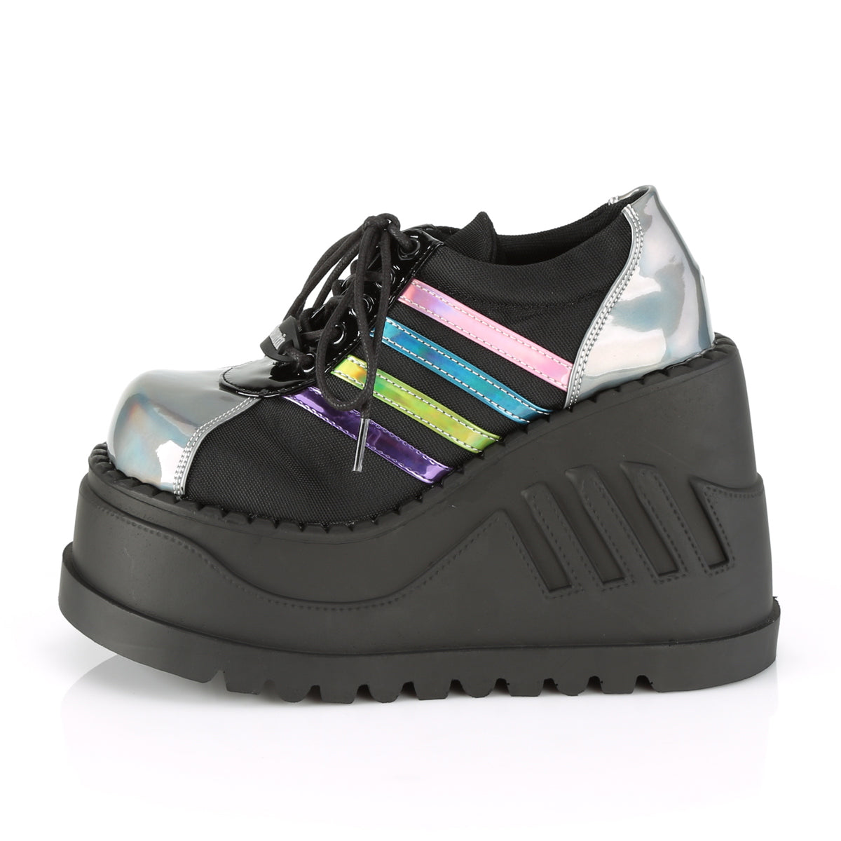 DemoniaCult Aux femmes  STOMP-08 BLK-PEWTER Multihologram