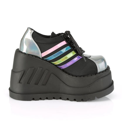 DemoniaCult Aux femmes  STOMP-08 BLK-PEWTER Multihologram
