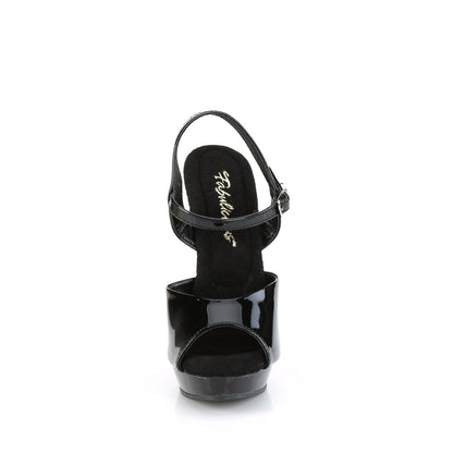 Fabulicious  Des sandales SULTRY-609 BLK PAT / BLK