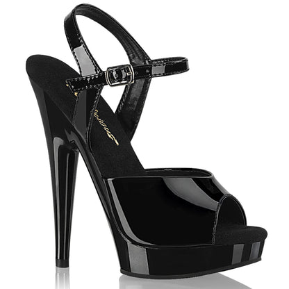 Fabulicious  Des sandales SULTRY-609 BLK PAT / BLK